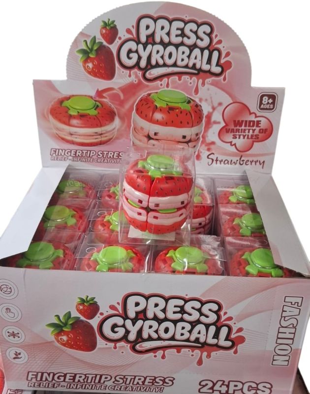 Gyroball Fidget Spinner aardbei