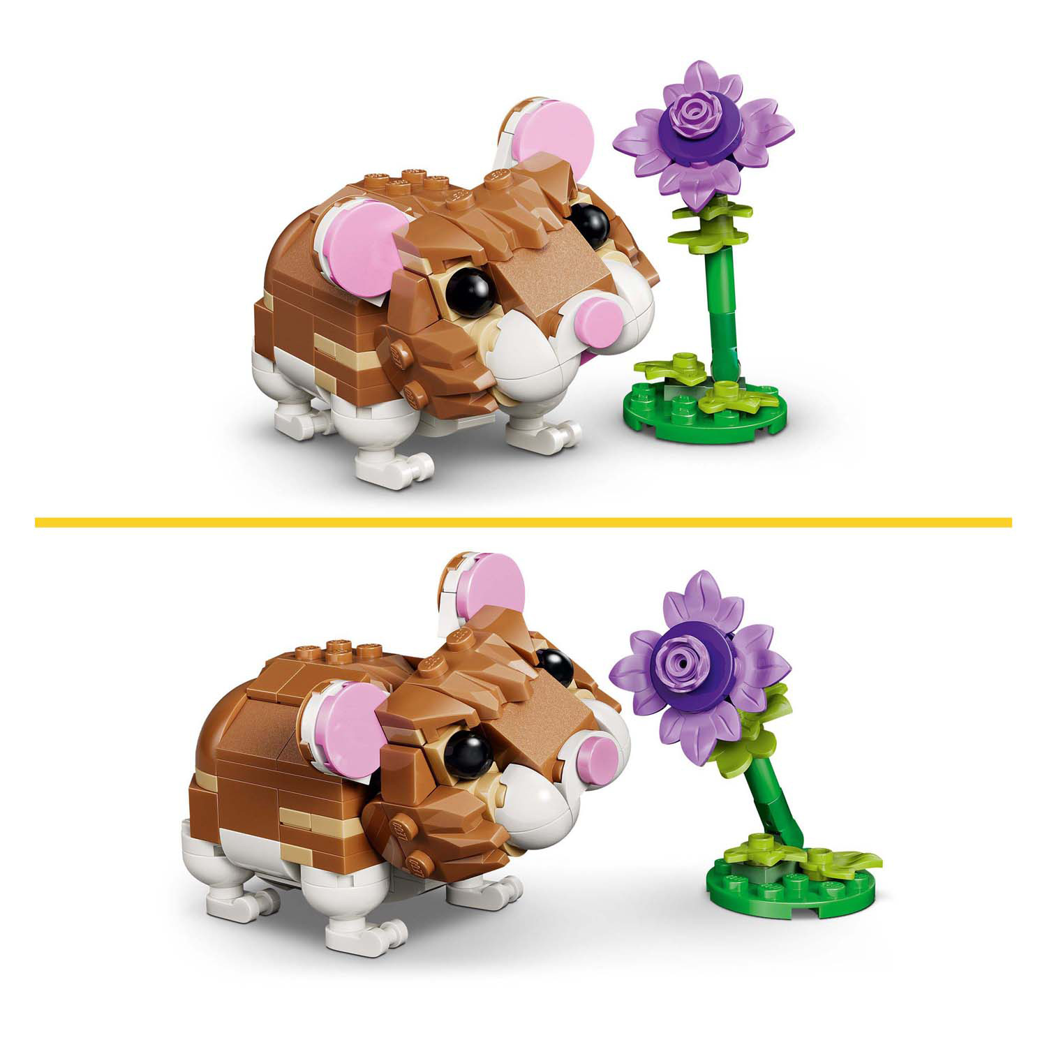 LEGO Creator 31376 Schattige hamster met bloem