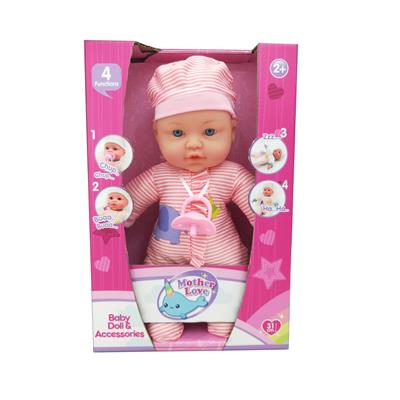 Mother Love Zachte Babypop met Functies 31cm