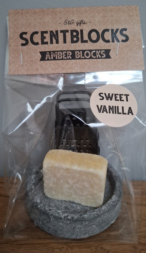 Amberblokjes sweet vanilla- Geurblokjes Set
