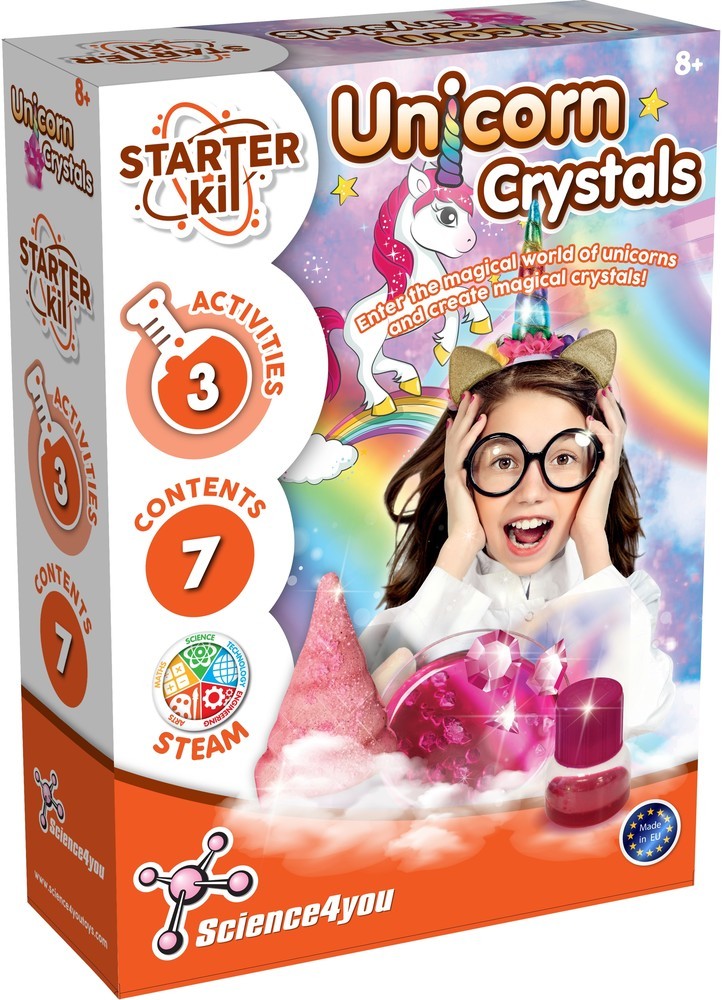 Starter kit Unicorn Crystals Science4You