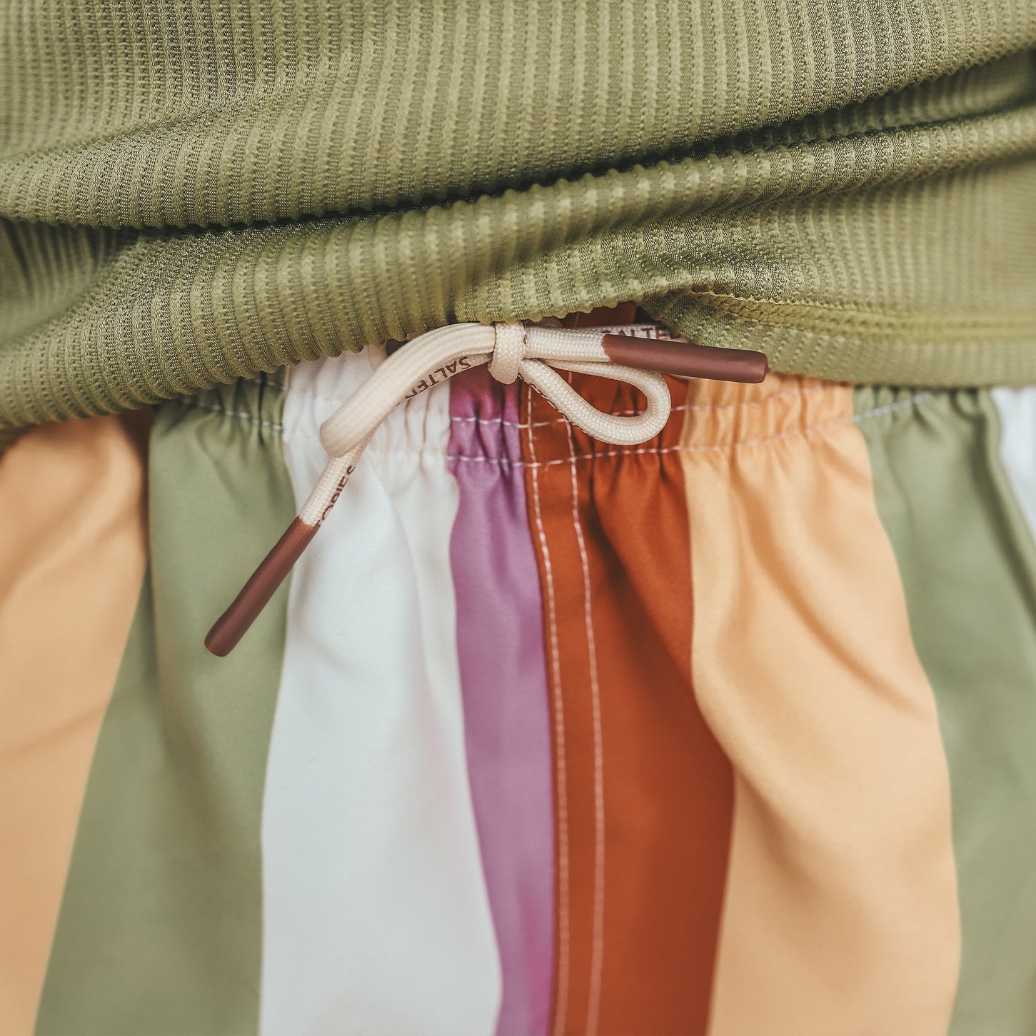 Salted Stories Multi Stripe Swim Shorts 74/80