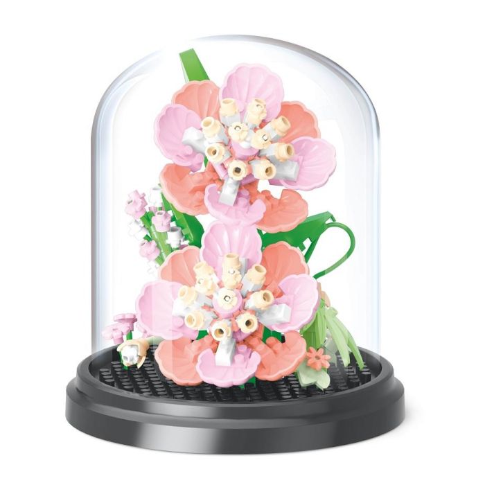 Brick garden bloem 11 cm met stolp