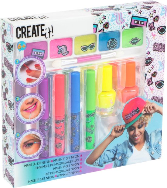 Create It! Make-upset Nagellak Neon 8-delig