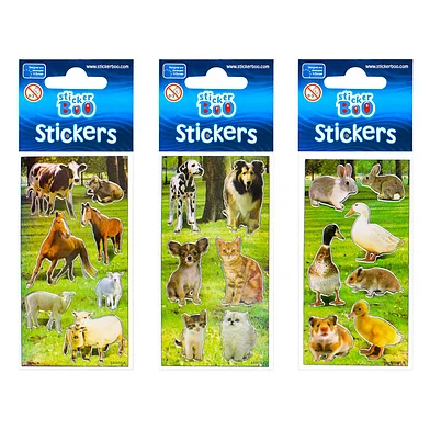 Stickervel Boerderijdieren