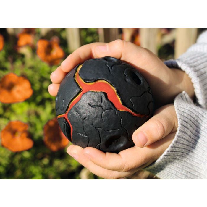 Dino verkleurende stuiterbal lava