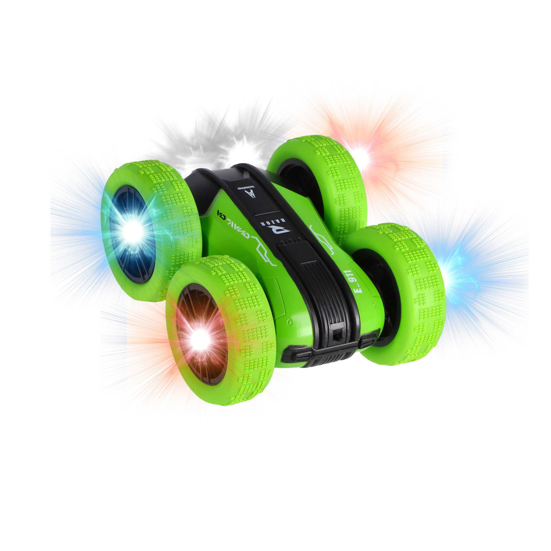 RC flipover auto groen