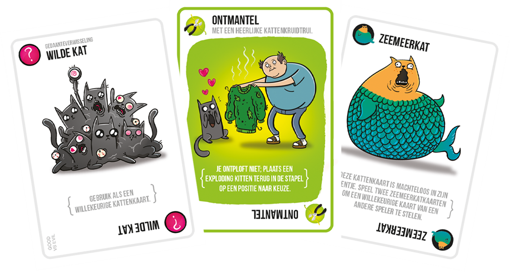 EXPLODING KITTENS GOOD VS EVIL