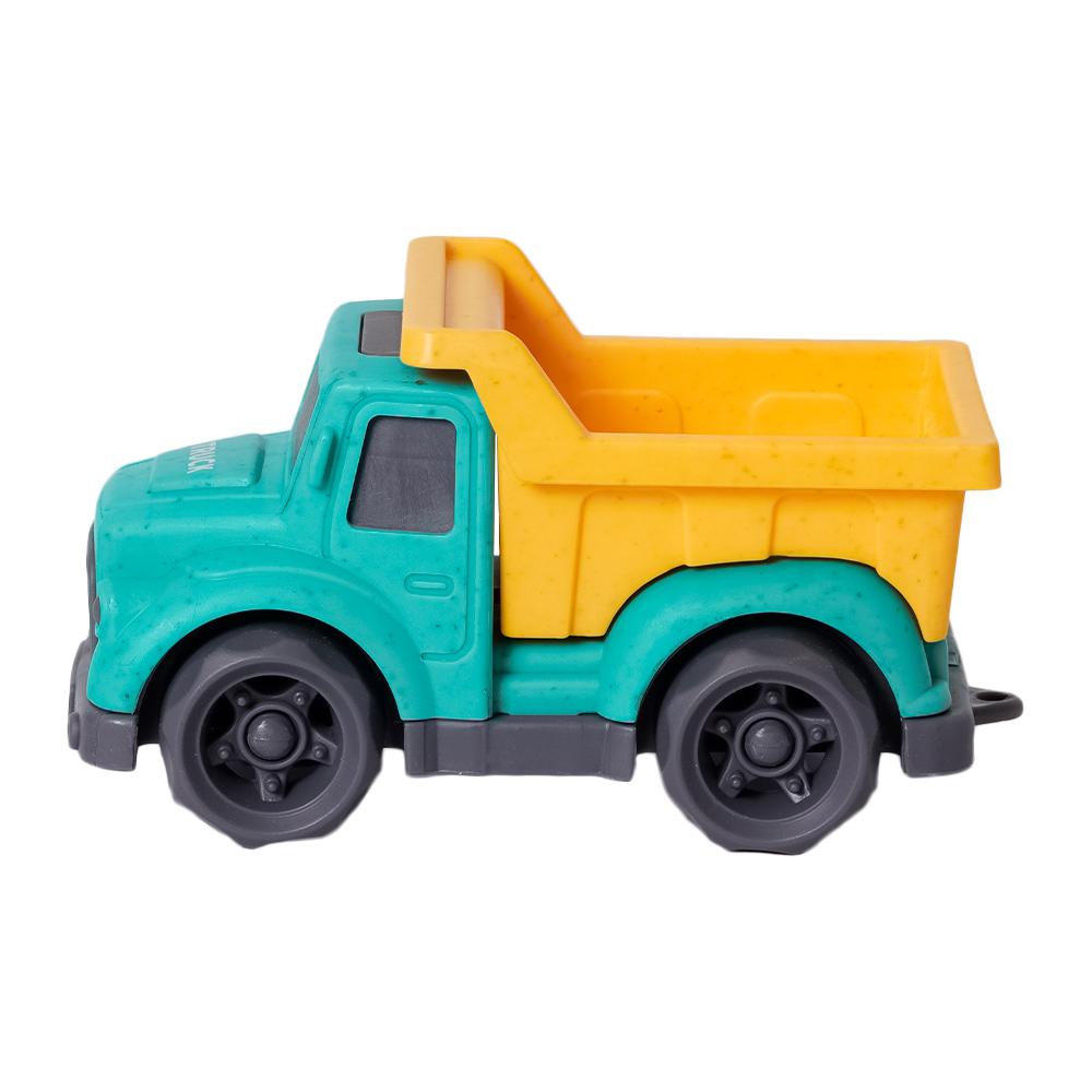 BIOplastic Kiepwagen 2 - 10,5 cm geel/blauw