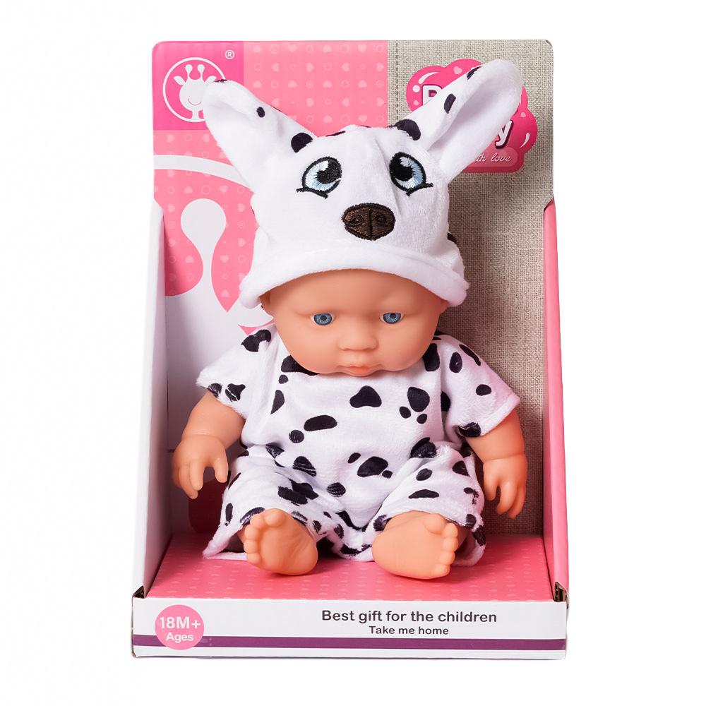 Babypop in honden pakje - 20 cm