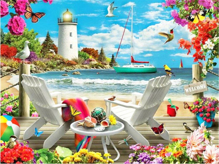 Diamond Painting 45x35cm zee