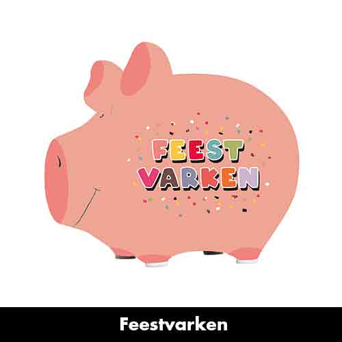 Spaarpot "feestvarken" ( 9 )