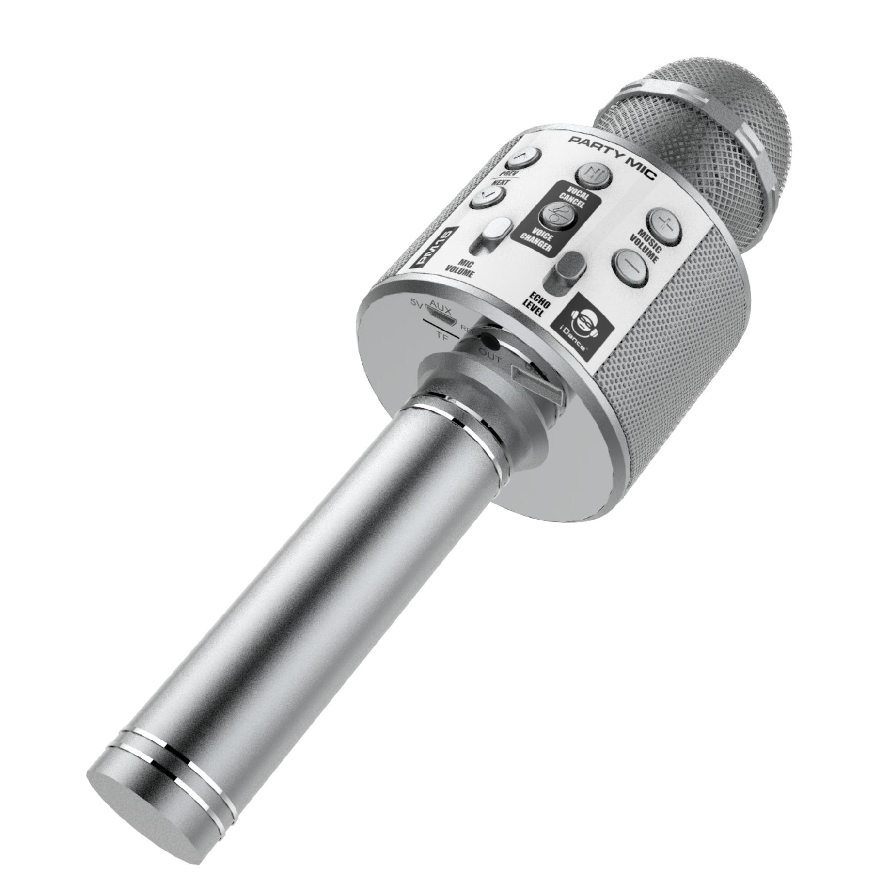 Idance bluetooth microfoon zilver