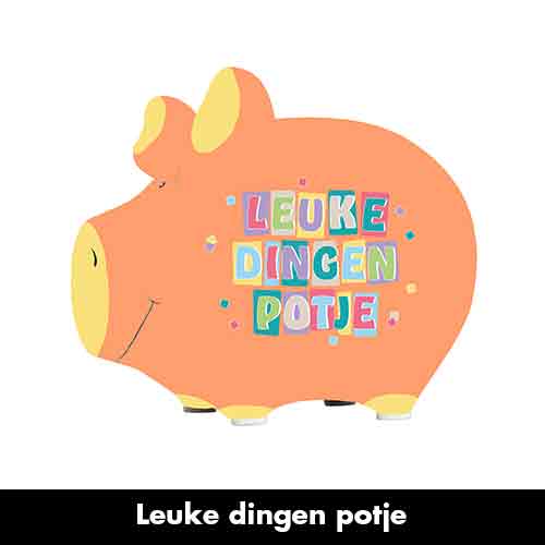 Spaarpot "leuke dingen potje" ( 30 )