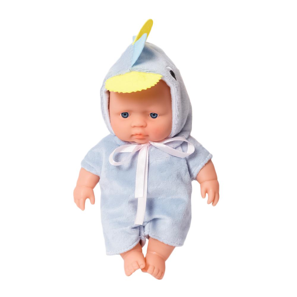 Babypop in haaien pakje - 20 cm
