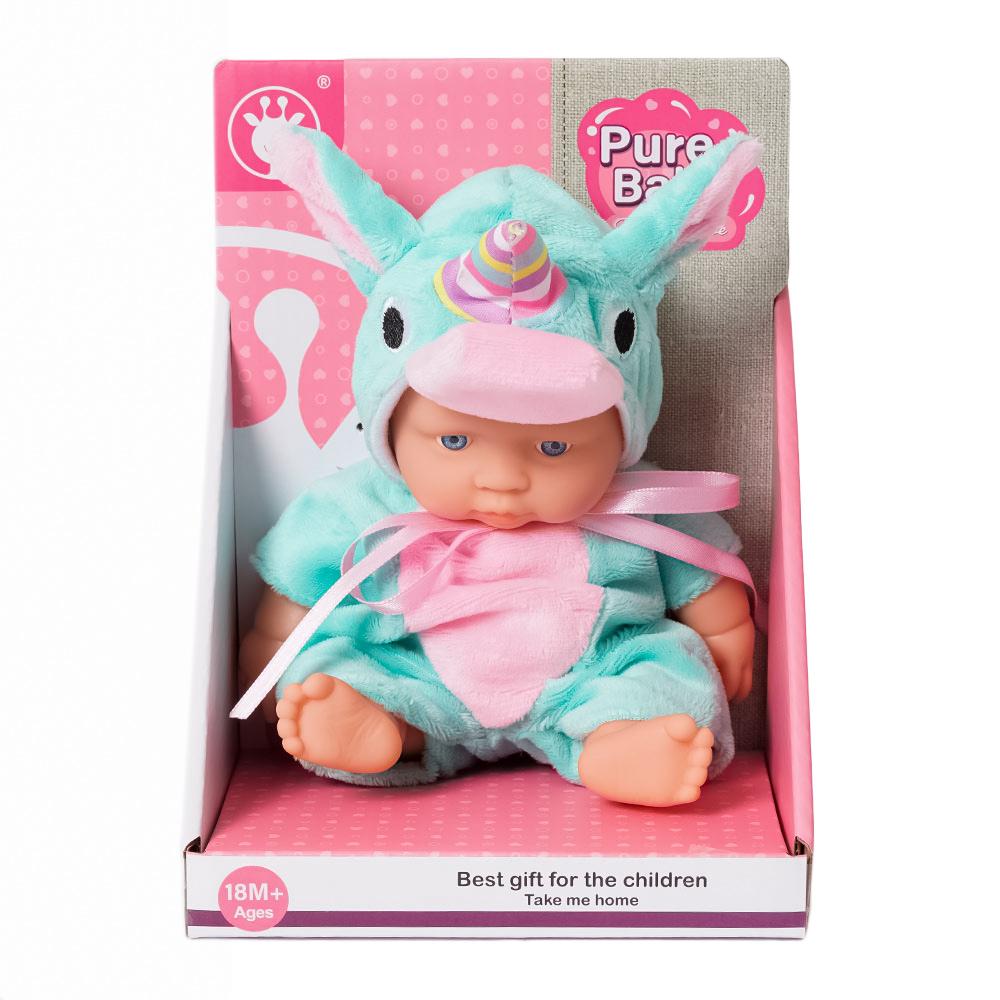 Babypop in eenhoorn pakje - 20 cm