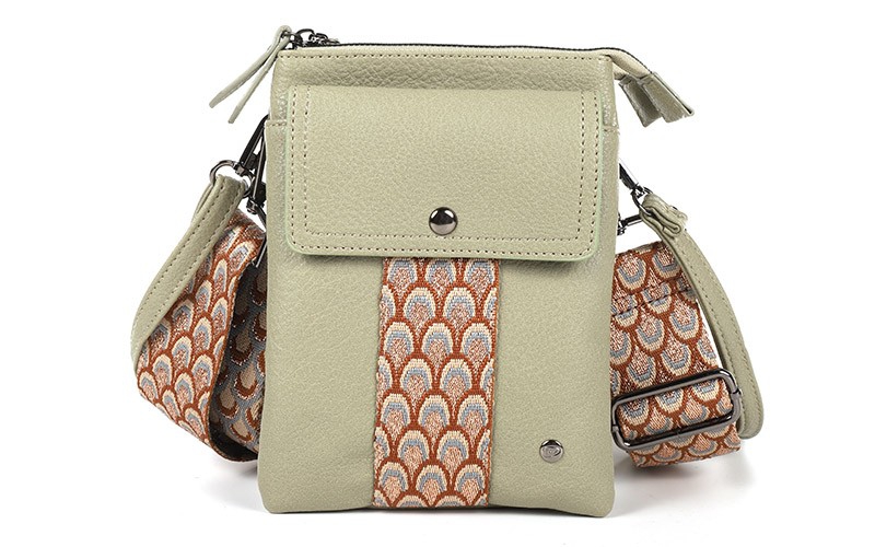 Groen telefoon- en schoudertasje Mason