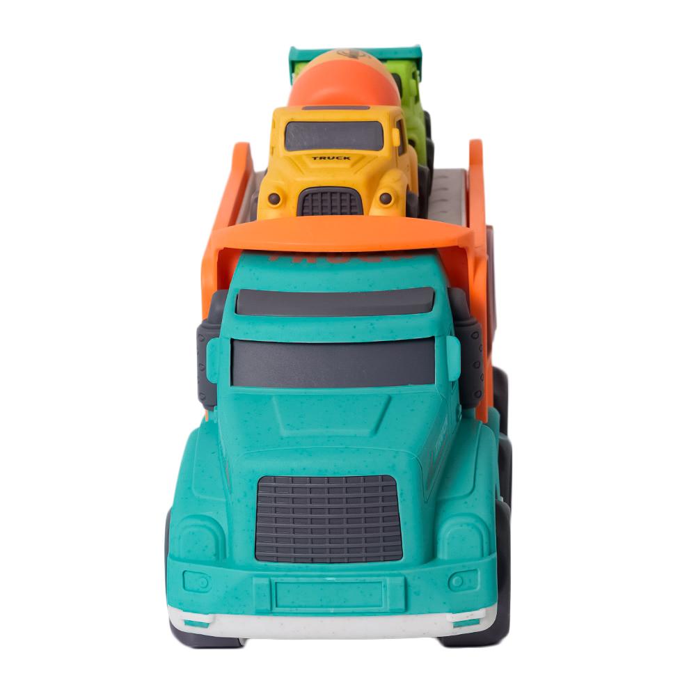 BIOplastic Vormenstoof Truck met Kleine Vrachtauto's