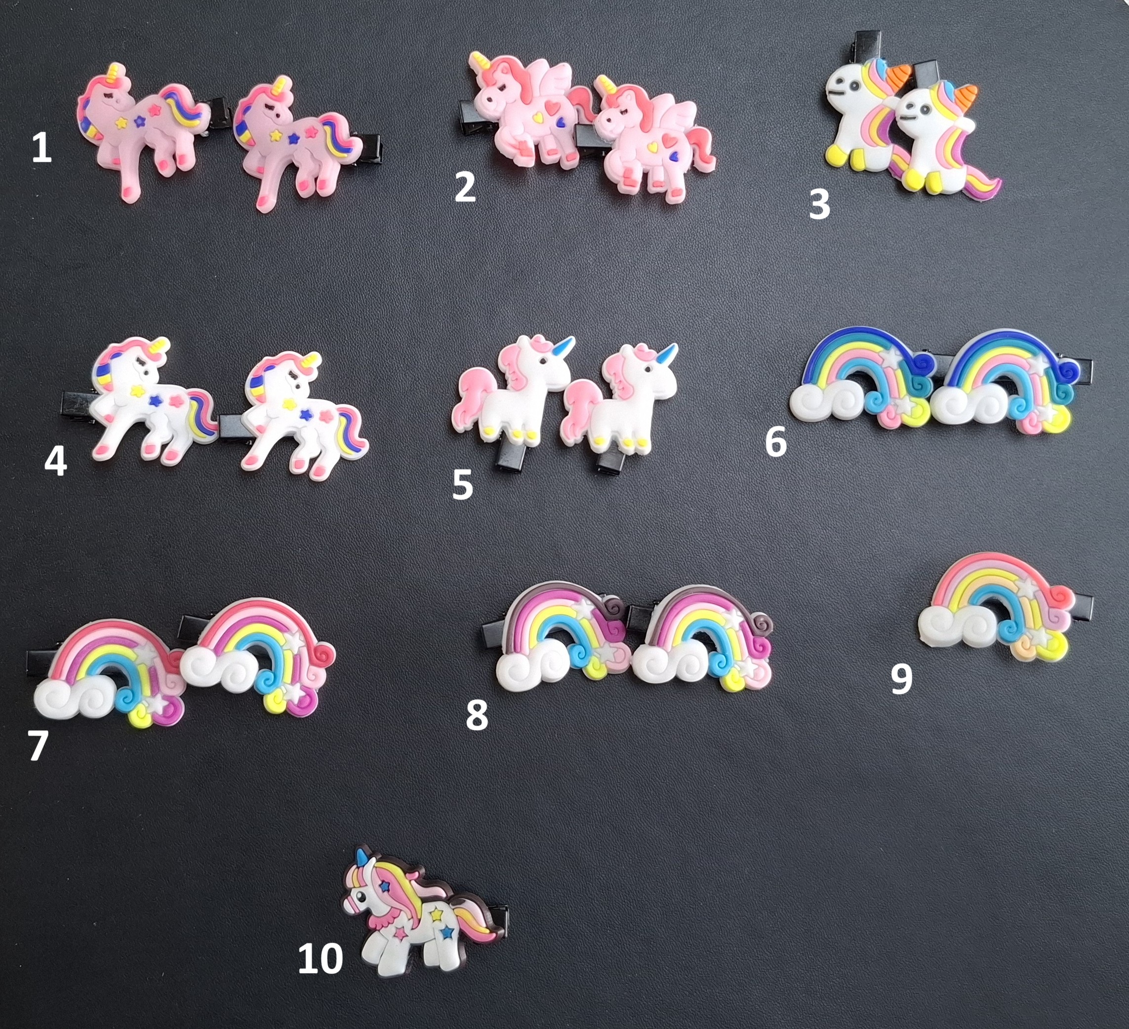 Haarklem - Eenhoorn of regenboog, prijs per stuk