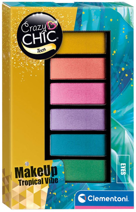 Clementoni - Crazy Chic - Oogschaduwpalet - Tropical Style
