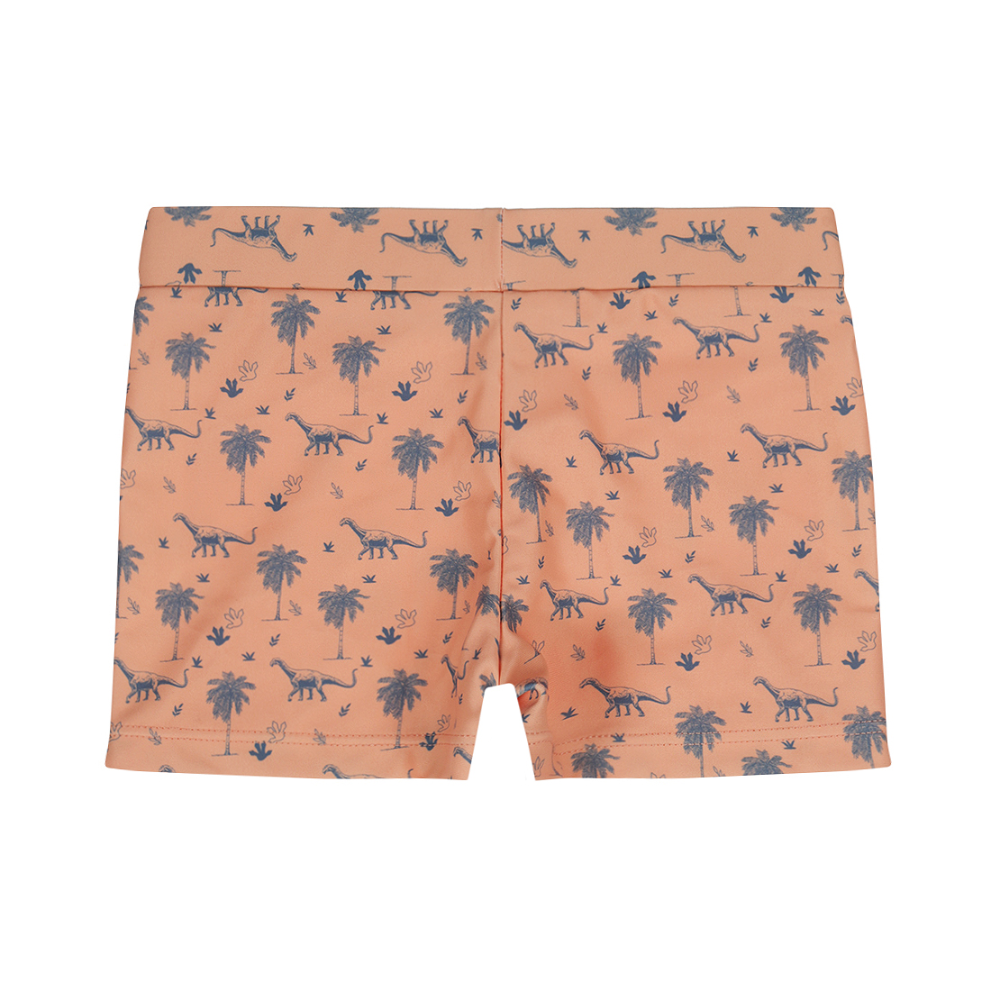 Dirkje jongens zwemboxer koraal met blauw dino 110/116