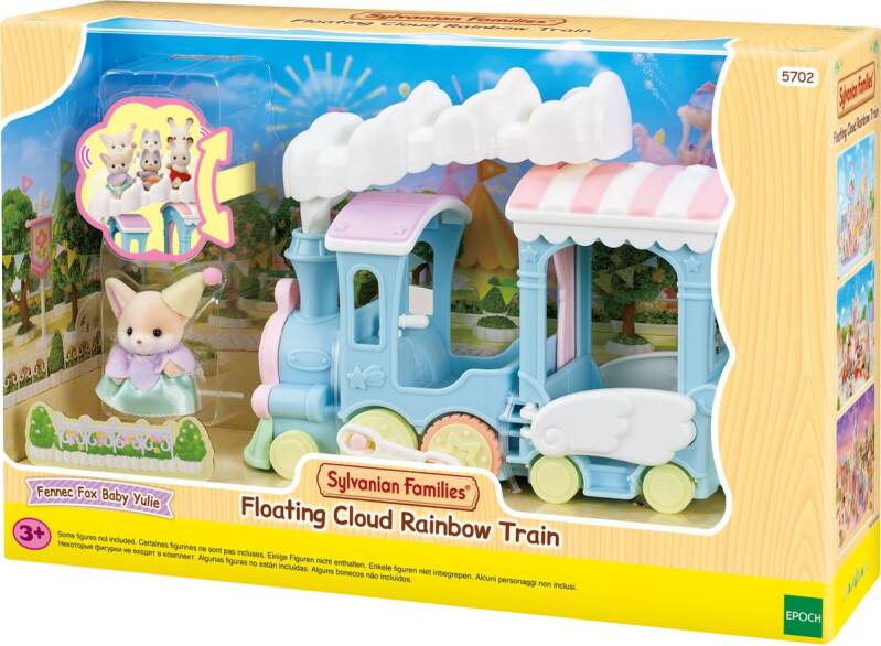 Sylvanian families 5702 wolken regenboogtrein