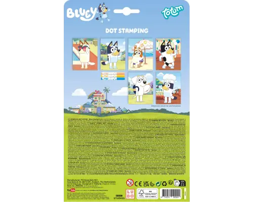 Totum Bluey Dot Stamping