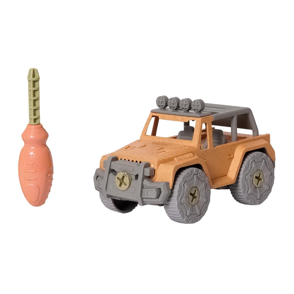 BIOplastic Demonteerbare Off-Road wagen bruin