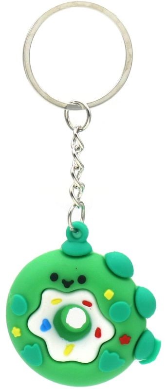 Sleutelhanger Donut 4.5cm groen
