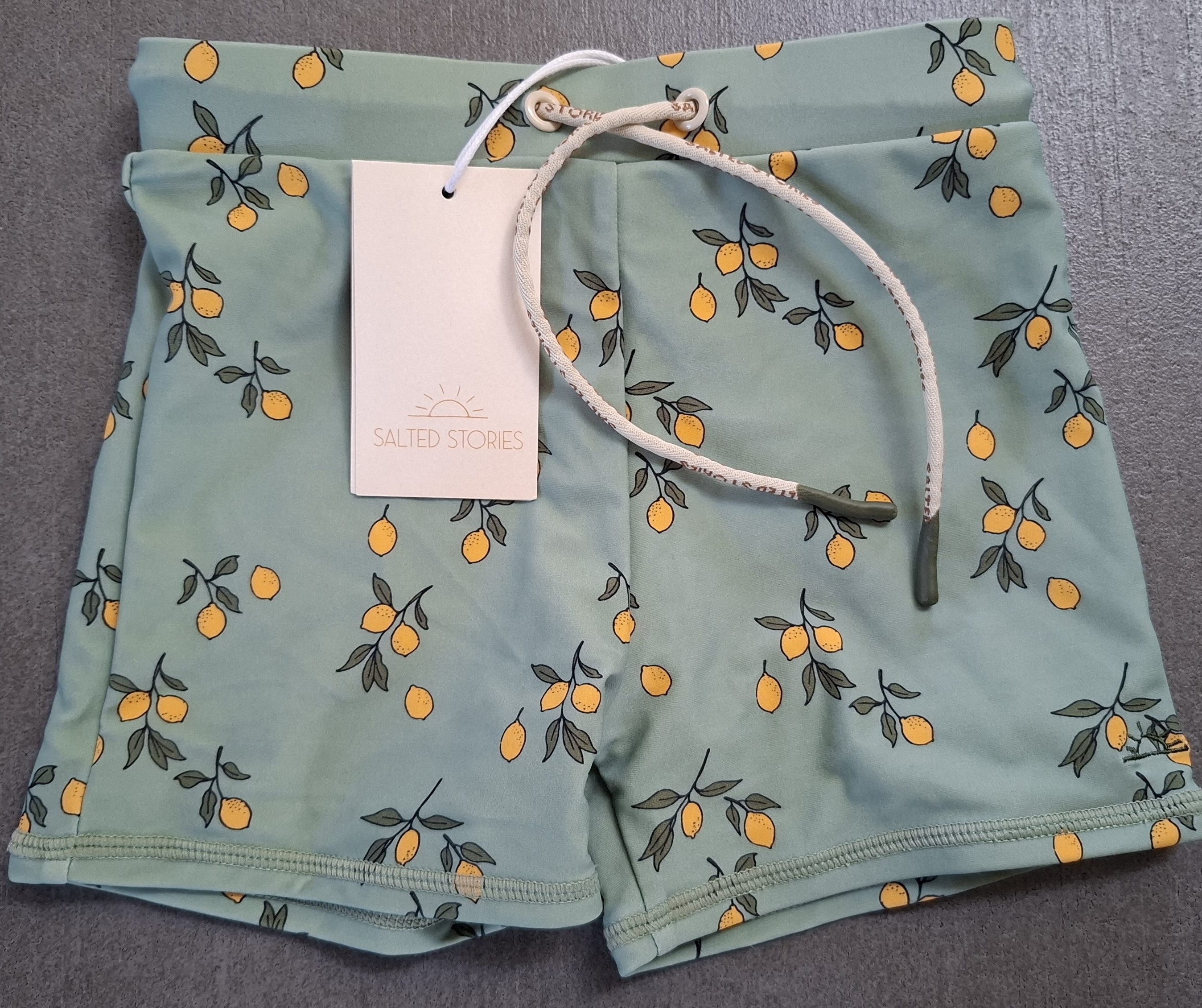 salted stories zwembroek lemon maat 110/116