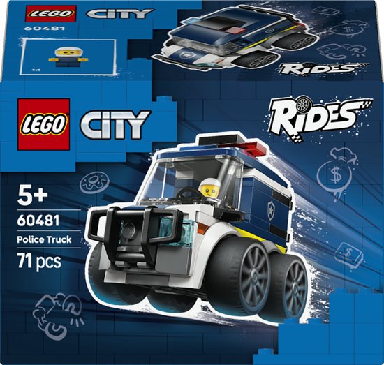 LEGO City rides politie truck 60481