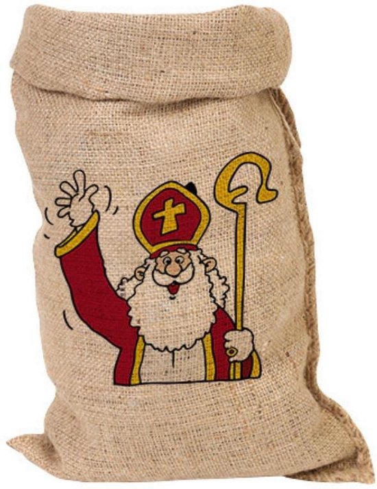 Sinterklaaszak 80 X 50 Cm Jute Bruin