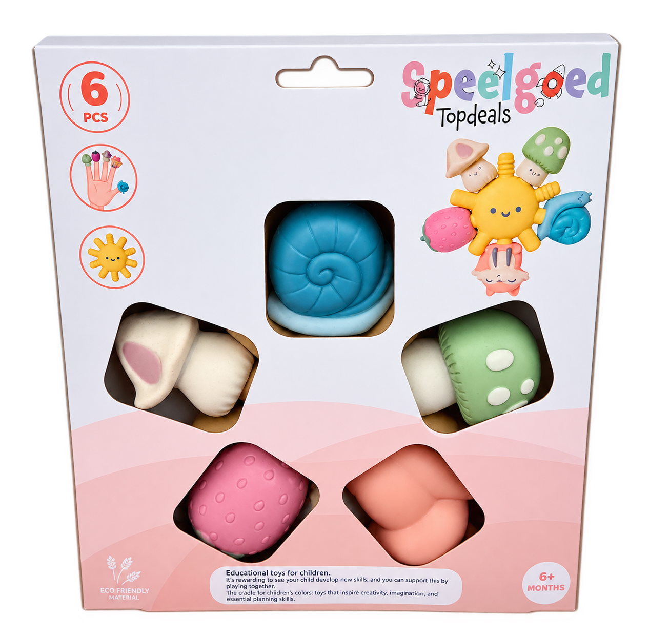 BIOplastic Vingerpoppetjes Boswereld