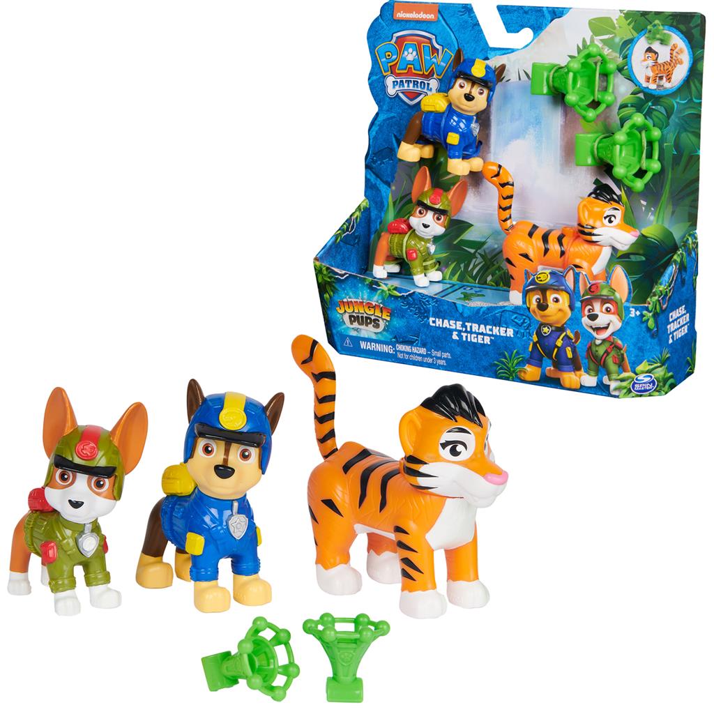 PAW PATROL JUNGLE PUPS CHASE TRACKER PUPS