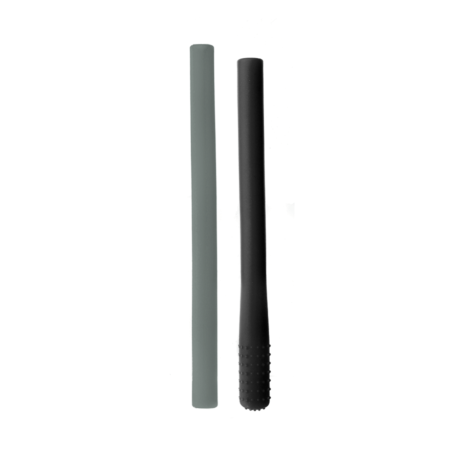Chewigem Pencil Covers ‘potlood doppen’ grijs en zwart