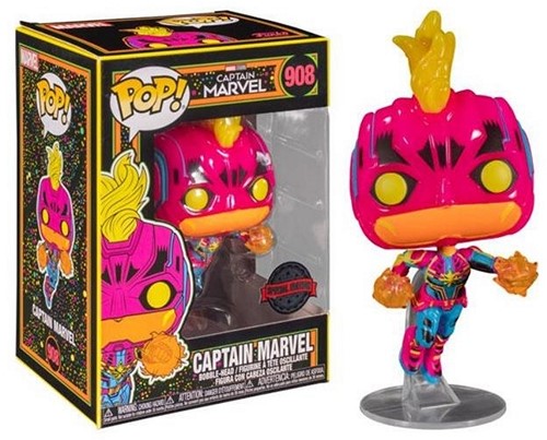 Funko POP! Marvel Captain Marvel Black Light (908)