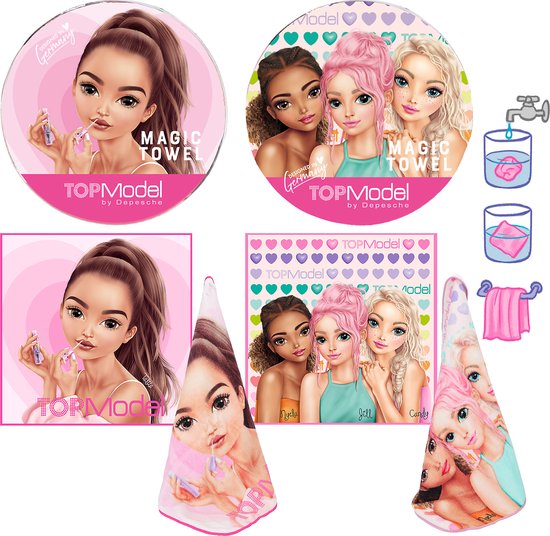 Depesche - TOPModel magische handdoek - BEAUTY and ME  13213