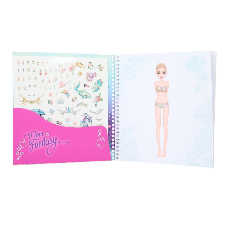 12438 TOPModel Dress Me Up stickerboek MERMAID