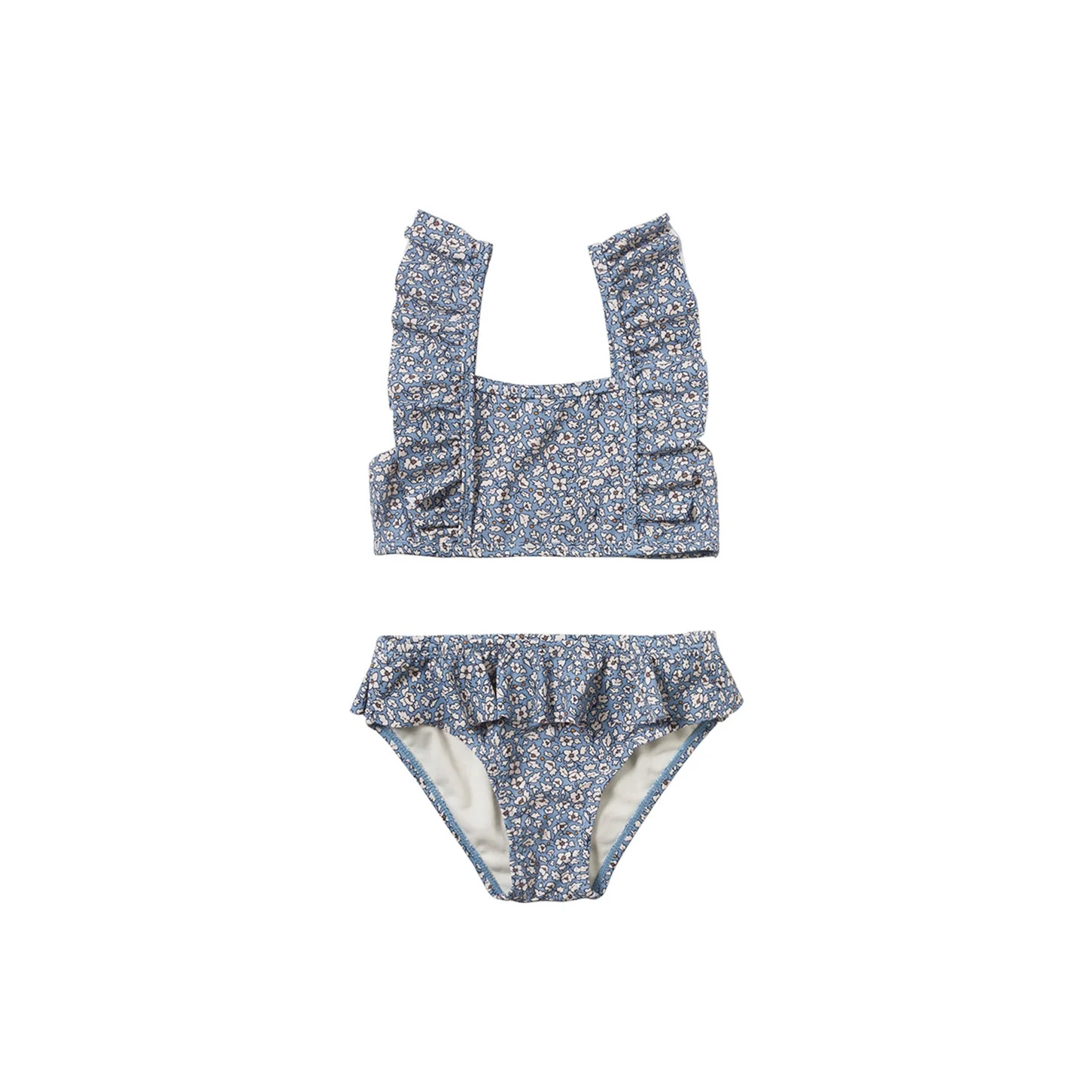Salted Stories Stefanie bikini | Flore | dusk blue maat 98/104