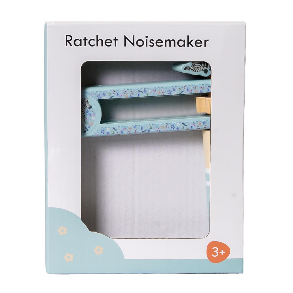 Houten Ratel Zebra blauw