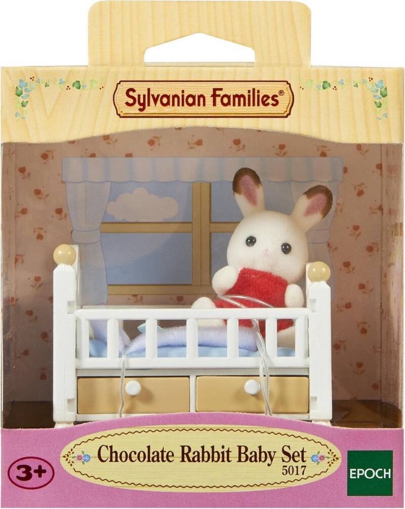 Sylvanian families 5017 set baby chocoladekonijn