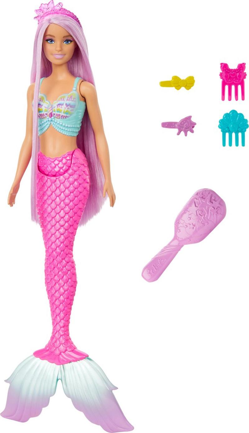 Barbie Fairytale Zeemeermin - roze staart