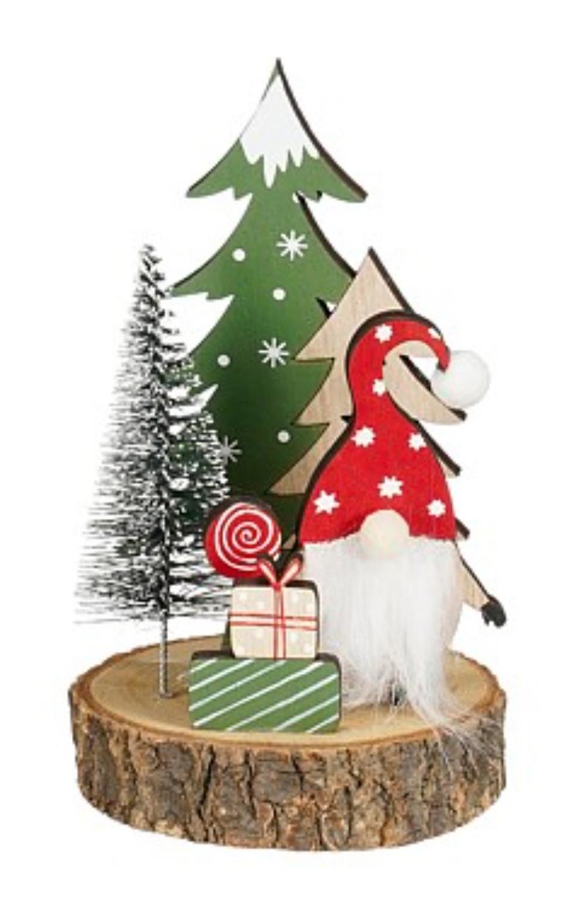 Decoratie kerstman  h14xd1cm