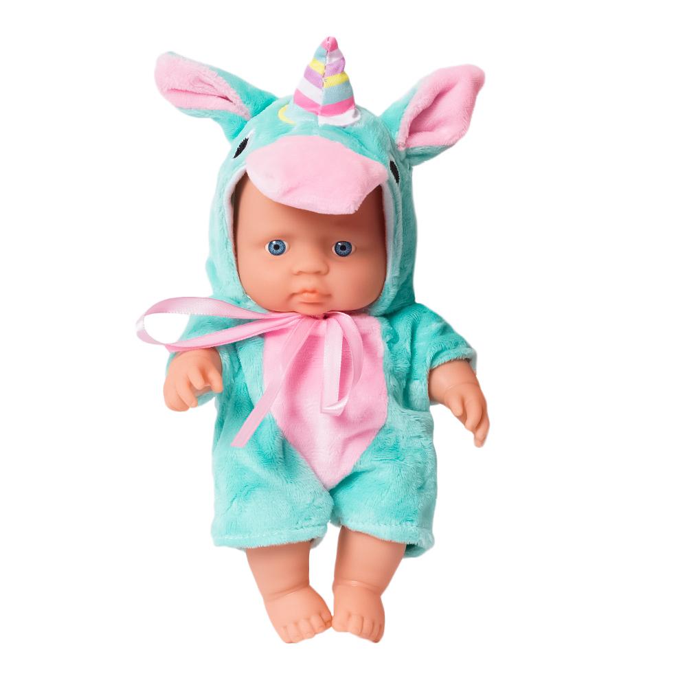 Babypop in eenhoorn pakje - 20 cm