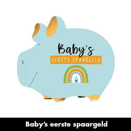Spaarpot "baby's eerste spaargeld" ( 1 )