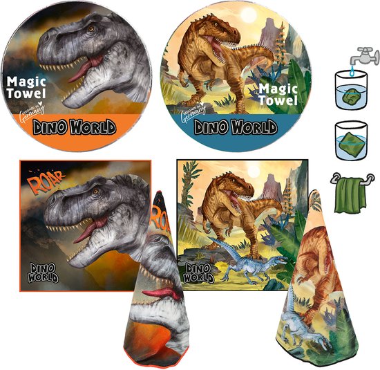 Depesche - Dino Wold magische handdoek 13214