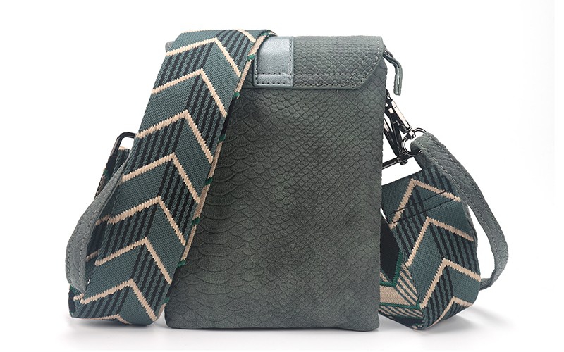 Groen new crossbodytasje / schoudertasje Portofino