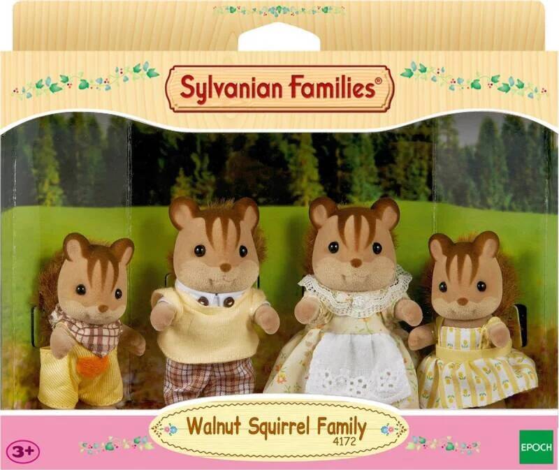 Sylvanian families 4172 familie walnoot eekhoorn