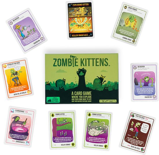 Zombie Kittens - Engelstalig Kaartspel