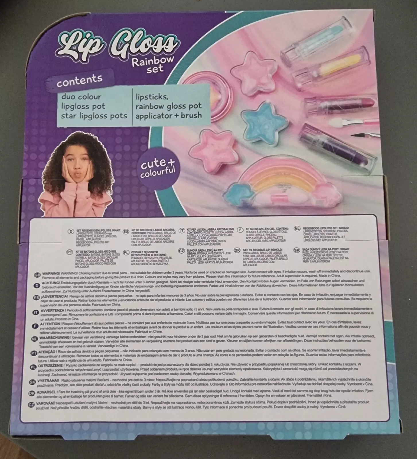 Love & Hugs Lip Gloss Rainbow Set